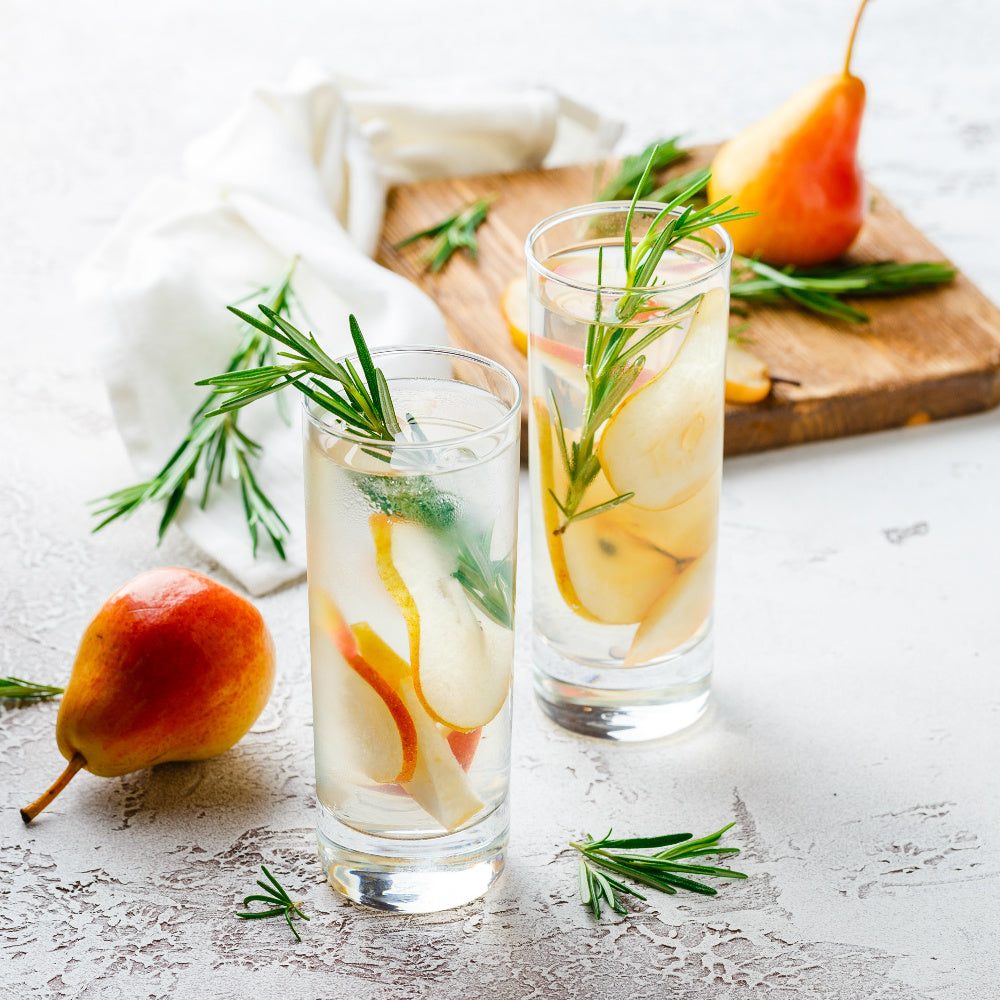 Pear Ginger Sparkling Cocktail Recipe - Juice
