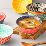Ceramic Cereal Bowls - Set of 6