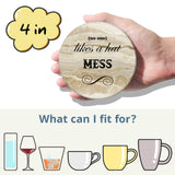 Coasters for Drinks with Holder - Set of 8