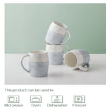 15oz Ceramic Coffee Mugs - Set of 4