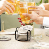 Coasters for Drinks with Holder - Set of 8