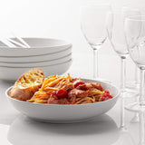 Pasta Bowls 8" Set of 6 White