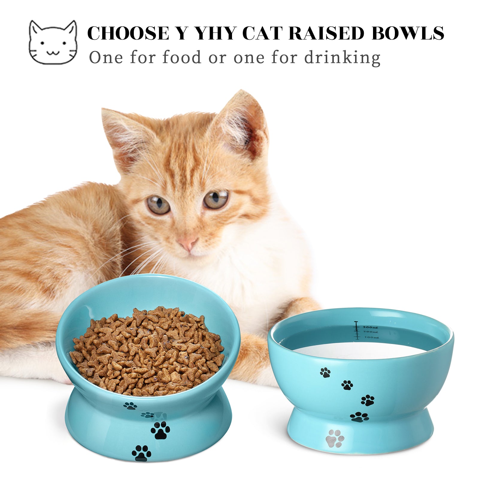 Cat Bowls - Set of 2