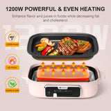 Classic 2.0 Indoor Electric Grill - Deep + Steam Bundle Set