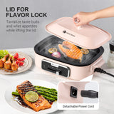 Classic 2.0 Indoor Electric Grill - Deep + Steam Bundle Set