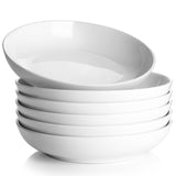 Pasta Bowls 8" Set of 6 White