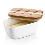 Ceramic Butter Dish White 6inch
