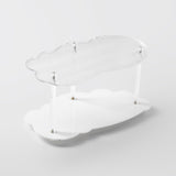 Ventray Home 2-Tier Acrylic Organizer Countertop, White