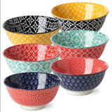 32 oz Ceramic Cereal Bowls - Set of 6