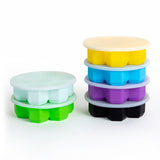 7 Cubes Silicone Ice Tray with Lid